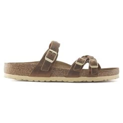 Birkenstock Franca Braid Oiled Leather -Sandal Style Shop 1024052 side