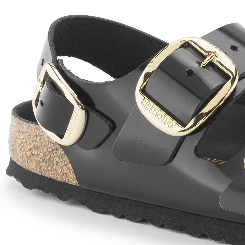 Birkenstock Milano Big Buckle Natural Leather Patent 11 Birkenstock Milano Big Buckle Natural Leather Patent - Image 9