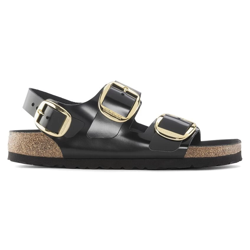 Birkenstock Milano Big Buckle Natural Leather Patent 10 Birkenstock Milano Big Buckle Natural Leather Patent - Image 8