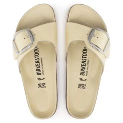 Birkenstock Madrid Natural Leather Patent -Sandal Style Shop 1024173 top