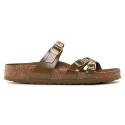 Birkenstock Franca Natural Leather Patent -Sandal Style Shop 1024186 side