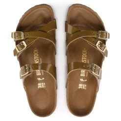 Birkenstock Franca Natural Leather Patent -Sandal Style Shop 1024186 top