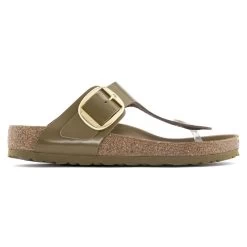 Birkenstock Gizeh Natural Leather Patent -Sandal Style Shop 1024273 side