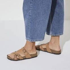 Birkenstock Franca Birko-Flor Nubuck -Sandal Style Shop 1024992 f closeup f