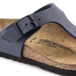 Birkenstock Gizeh Birko-Flor Nubuck Navy 23 Birkenstock Gizeh Birko-Flor Nubuck Navy -Sandal Style Shop 345443 detail 1