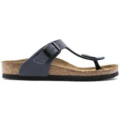 Birkenstock Gizeh Birko-Flor Nubuck Navy 22 Birkenstock Gizeh Birko-Flor Nubuck Navy -Sandal Style Shop 345443 side