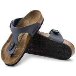 Birkenstock Gizeh Birko-Flor Nubuck Navy 19 Birkenstock Gizeh Birko-Flor Nubuck Navy -Sandal Style Shop 345443 sole