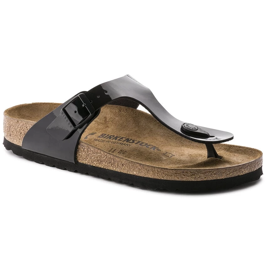 Birkenstock Gizeh Birko-Flor Patent 4 Birkenstock Gizeh Birko-Flor Patent - Image 2