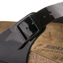 Birkenstock Gizeh Birko-Flor Patent 36 Birkenstock Gizeh Birko-Flor Patent -Sandal Style Shop 43663 detail 1