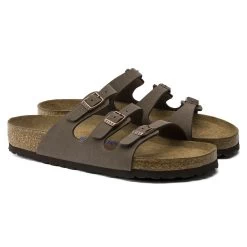 Birkenstock Florida Birko-Flor Nubuck -Sandal Style Shop 53881 pair