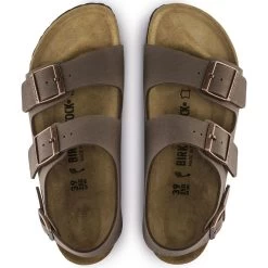 Birkenstock Milano Birko-Flor Nubuck -Sandal Style Shop 634503 top