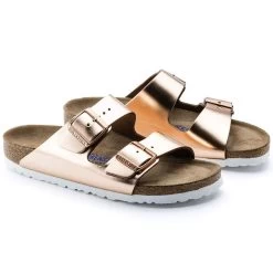 Birkenstock Arizona Natural Leather -Sandal Style Shop 952093 pair