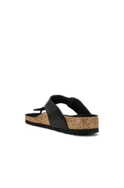 Birkenstock Gizeh High Shine Big Buckle Sandal Black -Sandal Style Shop BIRR WZ102 V3