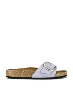 Birkenstock Madrid Big Buckle Sandal Purple Fog Nubuck