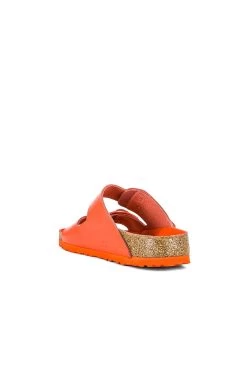 Birkenstock Arizona Big Buckle Sandal High Shine Tomato Leather -Sandal Style Shop BIRR WZ132 V3