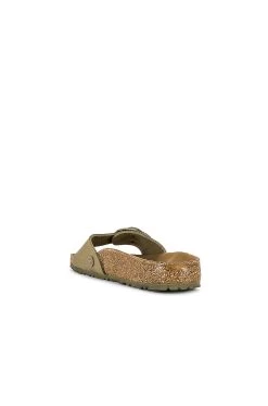 Birkenstock Madrid Big Buckle Sandal Faded Khaki -Sandal Style Shop BIRR WZ138 V3