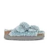 Birkenstock Arizona Big Buckle Platform Teddy Sandal Faded Aqua -Sandal Style Shop BIRR WZ156 V1