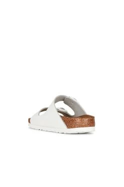 Birkenstock Arizona Soft Footbed Sandal White Leather -Sandal Style Shop BIRR WZ165 V3