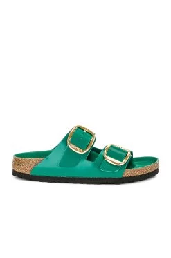 Birkenstock Arizona Big Buckle High Shine Sandal Digital Green