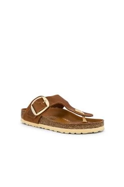 Birkenstock Gizeh Big Buckle Sandal Cognac -Sandal Style Shop BIRR WZ16 V2