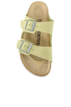 Birkenstock Arizona Sandal Shimmering Popcorn Suede -Sandal Style Shop BIRR WZ183 V4