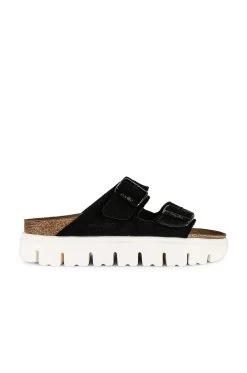 Birkenstock Arizona Chunky Sandal Black Suede
