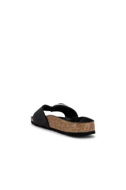 Birkenstock Madrid Big Buckle Sandal Black -Sandal Style Shop BIRR WZ24 V3