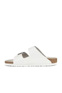 Birkenstock Arizona Big Buckle Sandal White -Sandal Style Shop BIRR WZ29 V5
