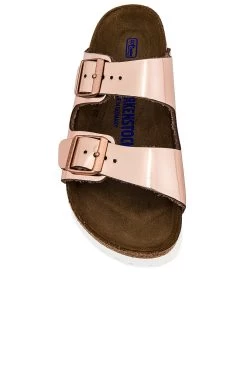 Birkenstock Arizona Soft Footbed Sandal Metallic Copper -Sandal Style Shop BIRR WZ33 V4