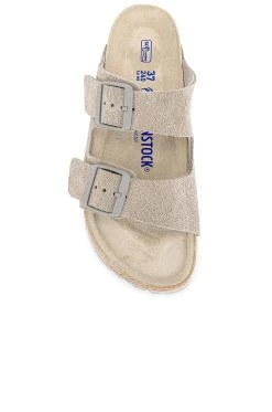 Birkenstock Arizona Soft Footbed Sandal Stone Coin -Sandal Style Shop BIRR WZ67 V4