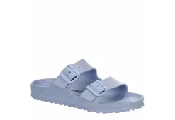 Birkenstock Womens Arizona Essentials Slide Sandal - Pale Blue