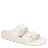 Birkenstock Womens Arizona Essentials Slide Sandal - White -Sandal Style Shop US 01 210760 00