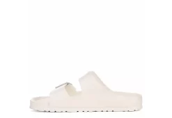 Birkenstock Womens Arizona Essentials Slide Sandal - White -Sandal Style Shop US 01 210760 03